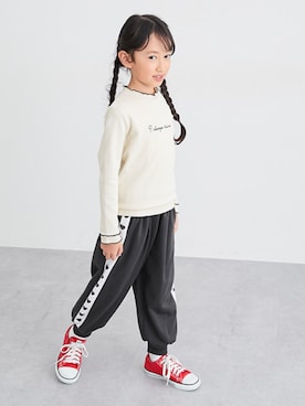 「アイテム（トップス）」を使った、nissen Kids Modelsさん（キッズ・120cm）の冬コーディネート