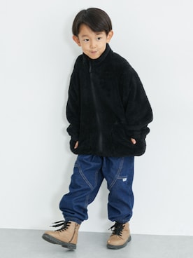 「nissen（ニッセン）のアイテム（ジャケット/アウター）」を使った、nissen Kids Modelsさん（キッズ・120cm）の秋コーディネート