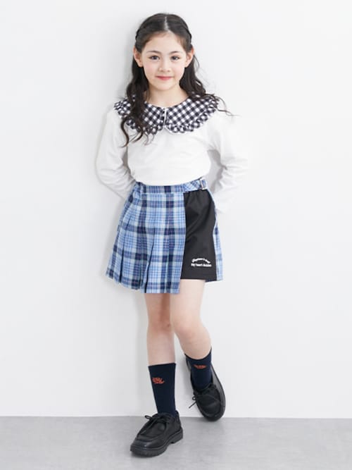 【あゆ】 ROSY LUCE チェック柄 ツイード キュロット S__14368807_9f6b7af2-7061-4902