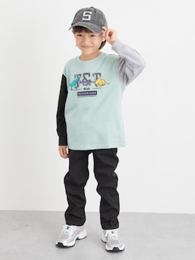 「nissen（ニッセン）のアイテム」を使った、nissen Kids Modelsさん（キッズ・120cm）の秋コーディネート