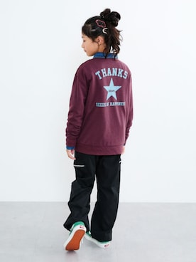 「nissen（ニッセン）のアイテム」を使った、nissen Kids Modelsさん（キッズ・143cm）の秋コーディネート
