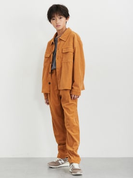 「アイテム（その他アウター）」を使った、nissen Kids Modelsさん（キッズ・146cm）の冬コーディネート