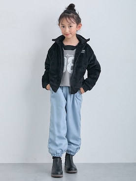 「アイテム（トップス）」を使った、nissen Kids Modelsさん（キッズ・120cm）の冬コーディネート