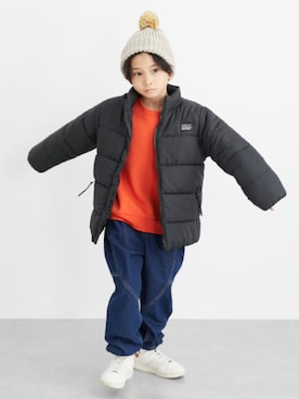 「nissen（ニッセン）のアイテム（ジャケット/アウター）」を使った、nissen Kids Modelsさん（キッズ・120cm）の秋コーディネート