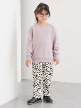 「アイテム（スウェット）」を使った、nissen Kids Modelsさん（キッズ・120cm）の秋コーディネート