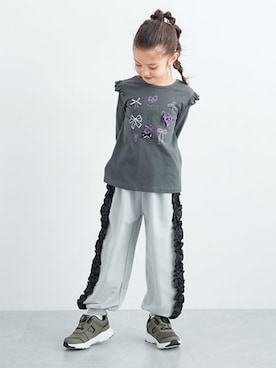 「nissen（ニッセン）のアイテム」を使った、nissen Kids Modelsさん（キッズ・120cm）の春コーディネート