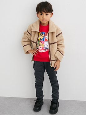 「nissen（ニッセン）のアイテム（ジャケット/アウター）」を使った、nissen Kids Modelsさん（キッズ・120cm）の冬コーディネート