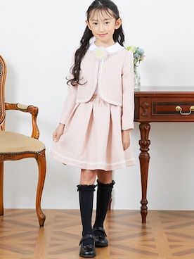 「ボレロ」｜nissen Kids Modelsさん（キッズ・120cm）の冬コーディネート