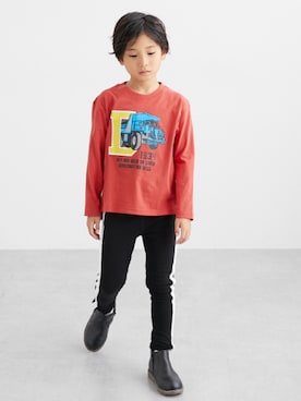 「nissen（ニッセン）のアイテム」を使った、nissen Kids Modelsさん（キッズ・120cm）の秋コーディネート
