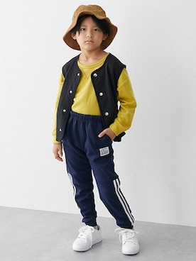 「nissen（ニッセン）のアイテム（ジャケット/アウター）」を使った、nissen Kids Modelsさん（キッズ・124cm）の秋コーディネート
