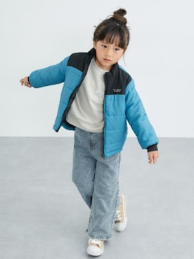 「nissen（ニッセン）のアイテム（ジャケット/アウター）」を使った、nissen Kids Modelsさん（キッズ・120cm）の秋コーディネート