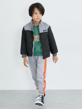 「nissen（ニッセン）のアイテム（ジャケット/アウター）」を使った、nissen Kids Modelsさん（キッズ・120cm）の秋コーディネート