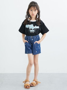 「QUNTSTYLE（キュントスタイル）のアイテム」を使った、nissen Kids Modelsさん（キッズ・120cm）の夏コーディネート