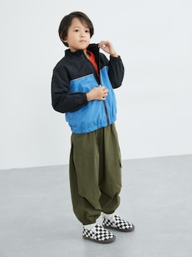 「nissen（ニッセン）のアイテム（ジャケット/アウター）」を使った、nissen Kids Modelsさん（キッズ・120cm）の秋コーディネート