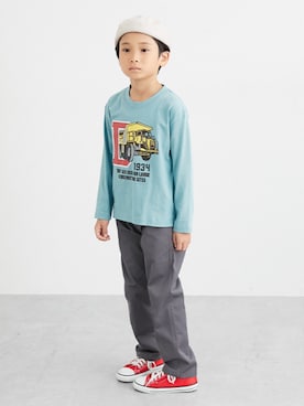 「nissen（ニッセン）のアイテム」を使った、nissen Kids Modelsさん（キッズ・120cm）の秋コーディネート