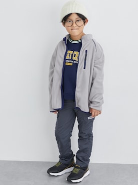 「nissen（ニッセン）のアイテム（ジャケット/アウター）」を使った、nissen Kids Modelsさん（キッズ・124cm）の冬コーディネート