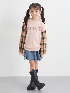 「nissen（ニッセン）のアイテム」を使った、nissen Kids Modelsさん（キッズ・120cm）の秋コーディネート