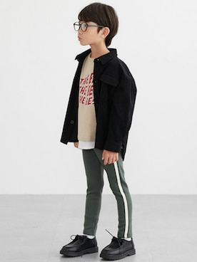 「nissen（ニッセン）のアイテム（ジャケット/アウター）」を使った、nissen Kids Modelsさん（キッズ・120cm）の冬コーディネート
