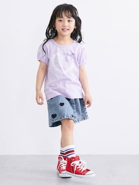 「QUNTSTYLE（キュントスタイル）のアイテム」を使った、nissen Kids Modelsさん（キッズ・110cm）の夏コーディネート