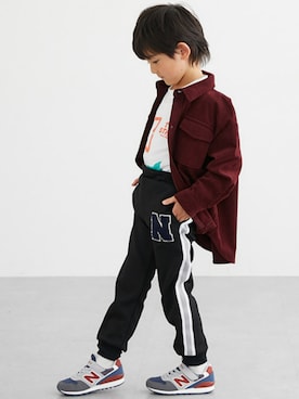 「nissen（ニッセン）のアイテム（ジャケット/アウター）」を使った、nissen Kids Modelsさん（キッズ・120cm）の冬コーディネート