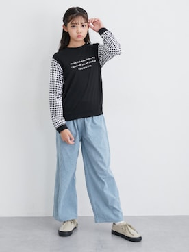 nissen Kids Modelsさん（キッズ・152cm）の秋コーディネート