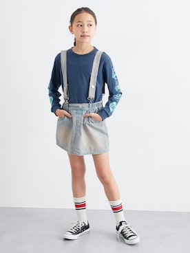 「アイテム（トップス）」を使った、nissen Kids Modelsさん（キッズ・148cm）の夏コーディネート