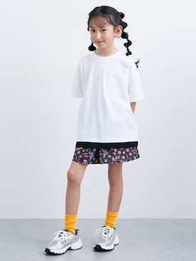 「QUNTSTYLE（キュントスタイル）のアイテム」を使った、nissen Kids Modelsさん（キッズ・121cm）の夏コーディネート