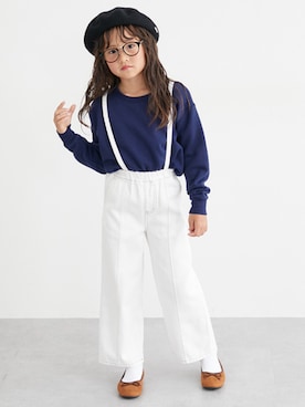 「QUNTSTYLE（キュントスタイル）のアイテム」を使った、nissen Kids Modelsさん（キッズ・123cm）の冬コーディネート