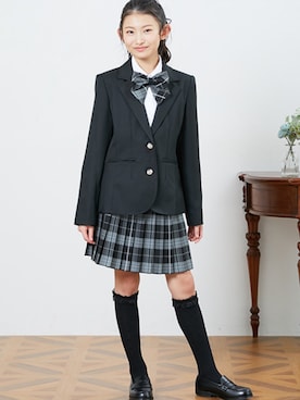 「QUNTSTYLE（キュントスタイル）のアイテム」を使った、nissen Kids Modelsさん（キッズ・145cm）の冬コーディネート