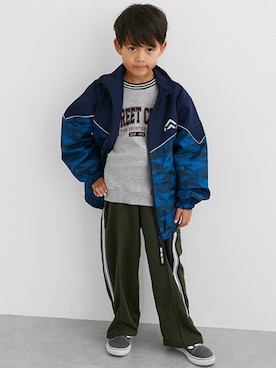 「nissen（ニッセン）のアイテム（ジャケット/アウター）」を使った、nissen Kids Modelsさん（キッズ・120cm）の冬コーディネート