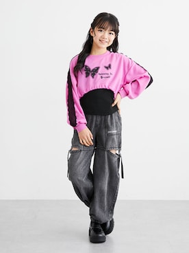 nissen Kids Modelsさん（キッズ・148cm）の春コーディネート