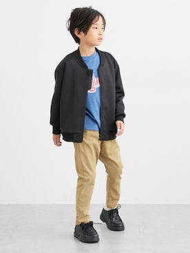 「nissen（ニッセン）のアイテム」を使った、nissen Kids Modelsさん（キッズ・120cm）の秋コーディネート