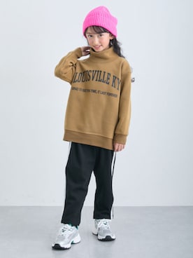 「アイテム（トップス）」を使った、nissen Kids Modelsさん（キッズ・120cm）の冬コーディネート