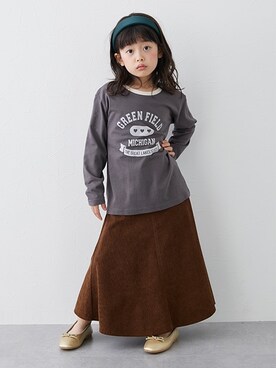 「nissen（ニッセン）のアイテム」を使った、nissen Kids Modelsさん（キッズ・114cm）の秋コーディネート