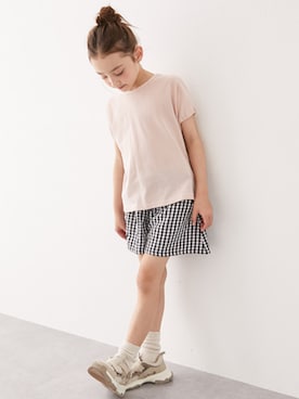 nissen Kids Modelsさん（キッズ・123cm）の夏コーディネート