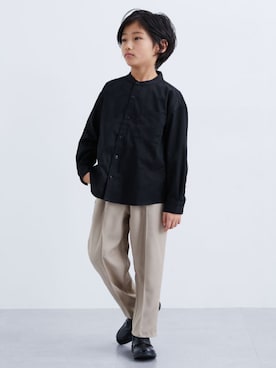 「セットアップ　着回し」｜nissen Kids Modelsさん（キッズ・120cm）の冬コーディネート