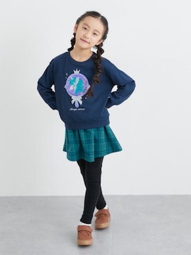 「QUNTSTYLE（キュントスタイル）のアイテム」を使った、nissen Kids Modelsさん（キッズ・124cm）の冬コーディネート