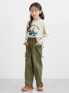 「nissen（ニッセン）のアイテム」を使った、nissen Kids Modelsさん（キッズ・120cm）の秋コーディネート