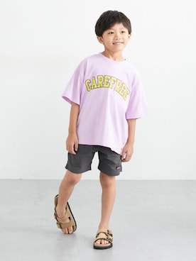 「QUNTSTYLE（キュントスタイル）のアイテム」を使った、nissen Kids Modelsさん（キッズ・120cm）の夏コーディネート
