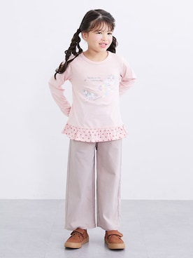 「nissen（ニッセン）のアイテム」を使った、nissen Kids Modelsさん（キッズ・120cm）の春コーディネート
