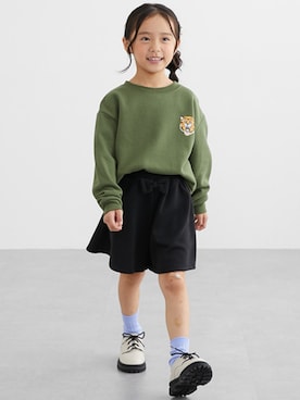 「nissen（ニッセン）のアイテム」を使った、nissen Kids Modelsさん（キッズ・110cm）の冬コーディネート