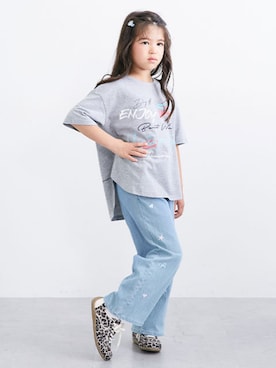 「QUNTSTYLE（キュントスタイル）のアイテム」を使った、nissen Kids Modelsさん（キッズ・120cm）の夏コーディネート