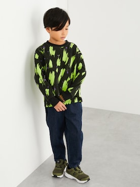 「nissen（ニッセン）のアイテム」を使った、nissen Kids Modelsさん（キッズ・123cm）の秋コーディネート