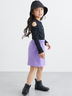 「ストリート女子」｜「アイテム（ジャケット/アウター）」を使った、nissen Kids Modelsさん（キッズ・110cm）の秋コーディネート