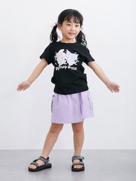 「QUNTSTYLE（キュントスタイル）のアイテム」を使った、nissen Kids Modelsさん（キッズ・110cm）の夏コーディネート