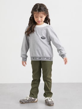 「アイテム（スウェット）」を使った、nissen Kids Modelsさん（キッズ・120cm）の冬コーディネート