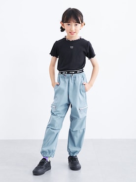 「nissen（ニッセン）のアイテム」を使った、nissen Kids Modelsさん（キッズ・120cm）の春コーディネート
