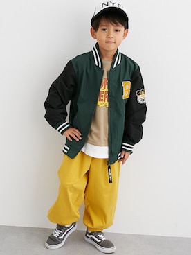 「nissen（ニッセン）のアイテム（ジャケット/アウター）」を使った、nissen Kids Modelsさん（キッズ・120cm）の冬コーディネート