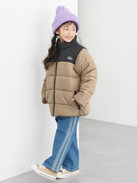「nissen（ニッセン）のアイテム（ジャケット/アウター）」を使った、nissen Kids Modelsさん（キッズ・120cm）の秋コーディネート
