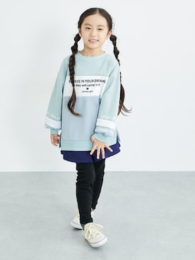 「通学スタイル」｜nissen Kids Modelsさん（キッズ・120cm）の秋コーディネート